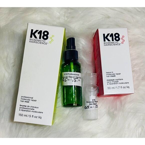 K18 15 Ml Each K18 Professional Hair Mist & Repair Mask - Picture 1 of 4